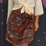Mini gonna pareo paisley