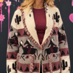 Cardigan jacquard