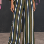 Pantalone Palazzo Riga Olive