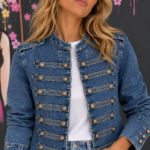 Chaqueta Denim Militar