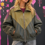 Bomber color block
