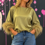 Maglia piume