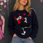 Cartoon Sweater – Navy