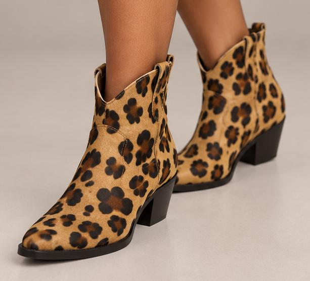 Stivaletto texano animalier primo Stivaletto texano animalier - immagine 1