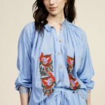 Camisa Capri Rosée