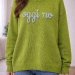 Pullover "oggi no"