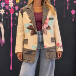 Veste fleurie