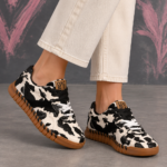 Sneakers con estampado cow