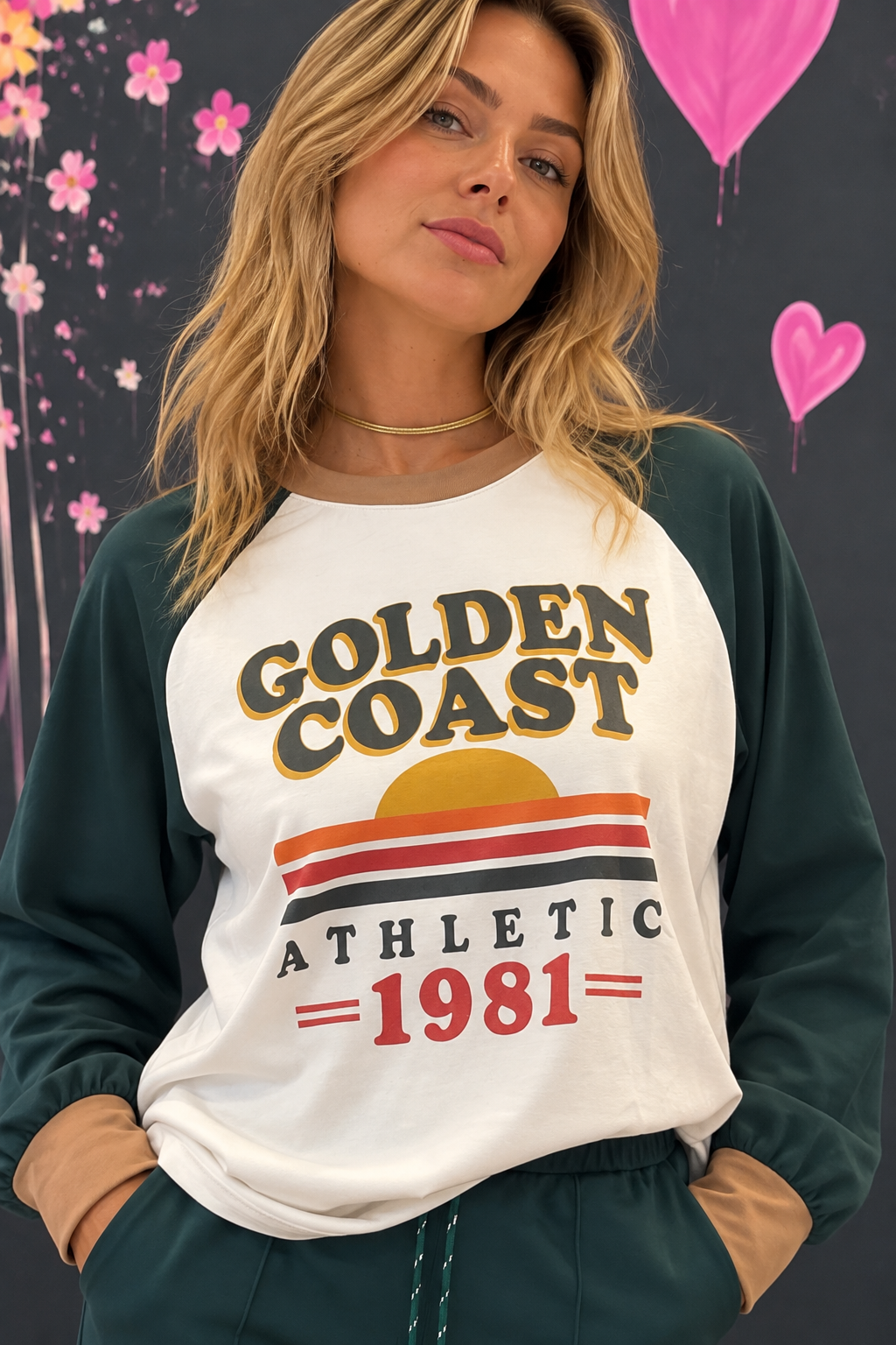 Golden Coast Streetwear Portrait Golden Coast top - Image 1