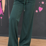 Pantalone palazzo verde