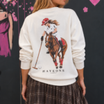 Sudadera Horse Polo blanca